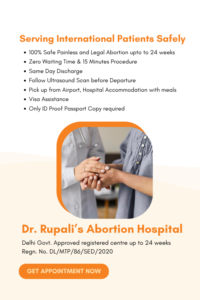 Dr Rupali's Abortion Hospital| ABortion Centre in Delhi NCR