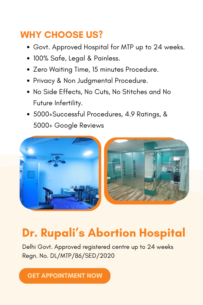 Dr Rupali's Abortion Hospital| ABortion Centre in Delhi NCR